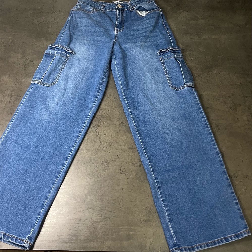 4/$10 Wax Jean Women's Relaxed Blue Jeans